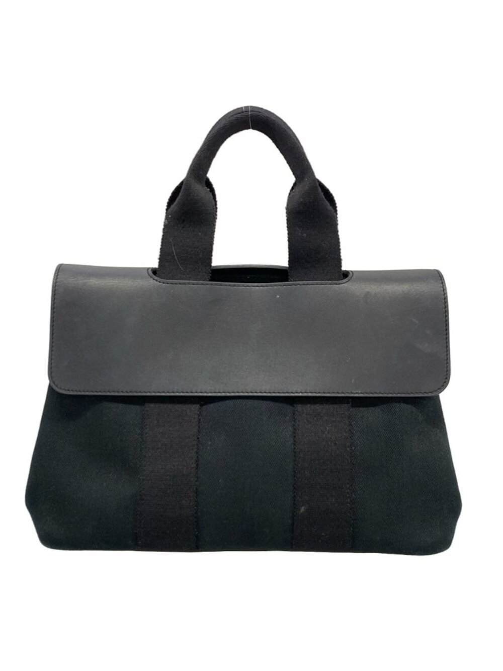 Hermes Handbag Valparaiso PM Black Silver